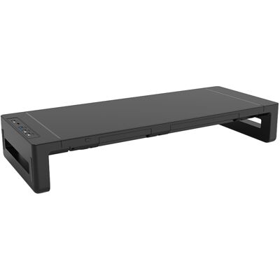 OEM Support De Moniteur Réglable Avec Éclairage Rgb, Pied Pliable Ergonomique, Compartiments De Rangement Et 3 Ports Usb Organiseur De Bureau Multifonctionnel. Publicité OEM Support De Moniteur Réglable Avec Éclairage Rgb, Pied Pliable Ergonomique, Compartiments De Rangement Et 3 Ports Usb Organiseur De Bureau Multifonctionnel. Publicité
