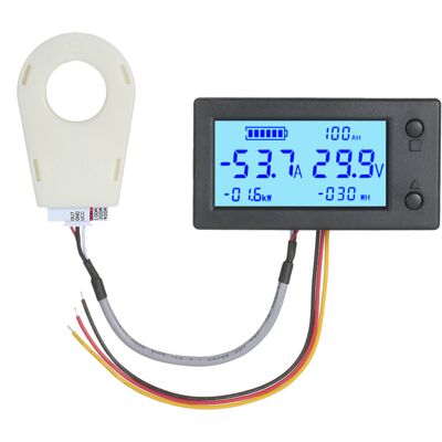 OEM Voltmètre-ampèremètre Numérique 5-90v, Indicateur Capacité Batterie, Moniteur Énergie, Wattmètre-heure, Écran Lcd, Capteur Hall (pour Panneau Solaire, Caravane) - Publicité OEM Voltmètre-ampèremètre Numérique 5-90v, Indicateur Capacité Batterie, Moniteur Énergie, Wattmètre-heure, Écran Lcd, Capteur Hall (pour Panneau Solaire, Caravane) - Publicité