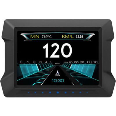 OEM Affichage Tête Haute Hud 3.5 Pouces 3-en-1 - Moniteur De Voiture Avec Obd2 + Gps + Inclinomètre Électronique, Affichage Numérique De Vitesse, Alarme Multifonction, Écran Lcd Rétroéclairé (alimentation - Publicité OEM Affichage Tête Haute Hud 3.5 Pouces 3-en-1 - Moniteur De Voiture Avec Obd2 + Gps + Inclinomètre Électronique, Affichage Numérique De Vitesse, Alarme Multifonction, Écran Lcd Rétroéclairé (alimentation - Publicité