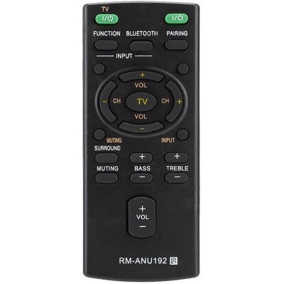 NO BRAND Pair - Télécommande De Remplacement Rm-anu192 Pour Barre De Son Sony Sact60bt Htct60bt Sswct60 - Publicité NO BRAND Pair - Télécommande De Remplacement Rm-anu192 Pour Barre De Son Sony Sact60bt Htct60bt Sswct60 - Publicité