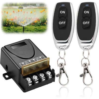 NONAME Télécommande Sans Fil, 433 Mhz, 220 V, 30 A, Avec 2 Émetteurs, Pour Portes De Garage Et Volets Roulants, Contrôle De La Lumière - Publicité NONAME Télécommande Sans Fil, 433 Mhz, 220 V, 30 A, Avec 2 Émetteurs, Pour Portes De Garage Et Volets Roulants, Contrôle De La Lumière - Publicité