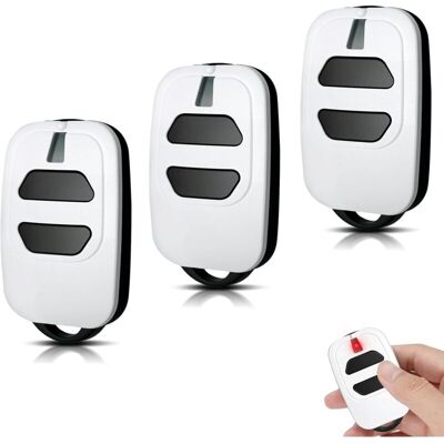 Zanussi 433,92 Mhz Telecommande Portail, Télécommande Compatible Avec De@ Gti2/4, Gt2/4, Mio Tr2/4, Mio Tr2n/4n,2 Canaux Bip Portail De Garage,blanc (lot De 3) - Publicité Zanussi 433,92 Mhz Telecommande Portail, Télécommande Compatible Avec De@ Gti2/4, Gt2/4, Mio Tr2/4, Mio Tr2n/4n,2 Canaux Bip Portail De Garage,blanc (lot De 3) - Publicité