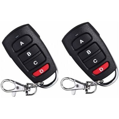 OEM Lot De 2 Télécommandes Universelles 433 Mhz – 4 Canaux – Transmission Jusqu'à 100m – Compatible Avec Motorisations De Garage - Publicité OEM Lot De 2 Télécommandes Universelles 433 Mhz – 4 Canaux – Transmission Jusqu'à 100m – Compatible Avec Motorisations De Garage - Publicité