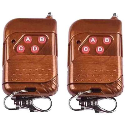 ENOWELIR Télécommande Radio 433 Mhz Pour Portes Coulissantes – 4 Boutons – Boîtier En Acajou – Compatible Avec Systèmes Domestiques - Publicité ENOWELIR Télécommande Radio 433 Mhz Pour Portes Coulissantes – 4 Boutons – Boîtier En Acajou – Compatible Avec Systèmes Domestiques - Publicité