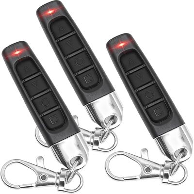 SANS MARQUE 3pcs Telecommande Portail 433mhz, Duplicateur Porte De Garage Portable, Télécommande Porte De Garage Sans Fil, Jusqu'à 50 M De Distance, Clonage Garage Porte Telecommande Clés À 4 Boutons - Publicité SANS MARQUE 3pcs Telecommande Portail 433mhz, Duplicateur Porte De Garage Portable, Télécommande Porte De Garage Sans Fil, Jusqu'à 50 M De Distance, Clonage Garage Porte Telecommande Clés À 4 Boutons - Publicité