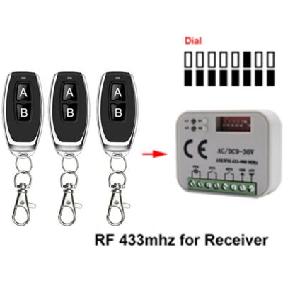 OEM Télécommande De Porte De Garage 433 868 Mhz Rx Multi 300-900 Mhz Ac/dc 9-30 V Télécommande-crezuo - Publicité OEM Télécommande De Porte De Garage 433 868 Mhz Rx Multi 300-900 Mhz Ac/dc 9-30 V Télécommande-crezuo - Publicité