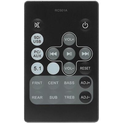 LISATR Télécommande Infrarouge Pour Barre De Son Foredifier Rc501a/rc501/r501tiii - Publicité LISATR Télécommande Infrarouge Pour Barre De Son Foredifier Rc501a/rc501/r501tiii - Publicité
