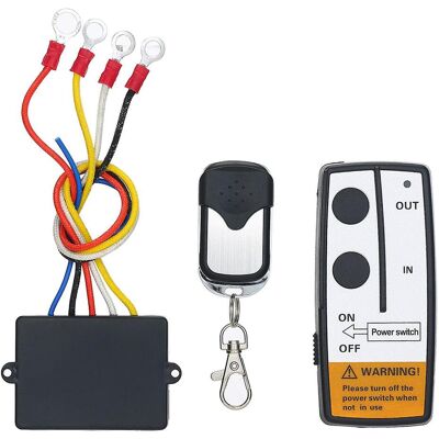 MIXHOME Ensemble De Télécommande Radio Universelle 12 V Pour Treuils, Portée De 15 M, 2 Télécommandes Avec Voyant Lumineux Pour Camions - Publicité MIXHOME Ensemble De Télécommande Radio Universelle 12 V Pour Treuils, Portée De 15 M, 2 Télécommandes Avec Voyant Lumineux Pour Camions - Publicité
