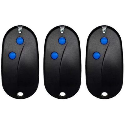 ZUVRA Lot De 3 Télécommandes De Porte De Garage Pour Seav Be-happy-rs2 Rs1 Rs3 Be-smart-rs2 Rs1 Rs3, Émetteur 433,92 Mhz À Code Tournant - Publicité ZUVRA Lot De 3 Télécommandes De Porte De Garage Pour Seav Be-happy-rs2 Rs1 Rs3 Be-smart-rs2 Rs1 Rs3, Émetteur 433,92 Mhz À Code Tournant - Publicité