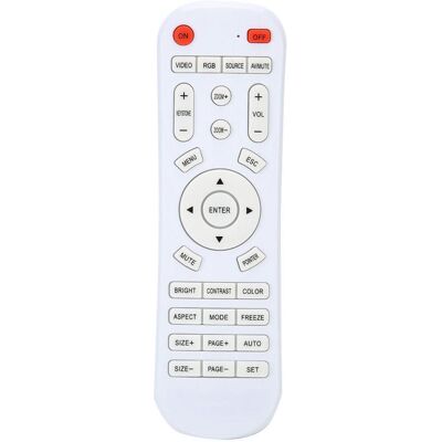 OEM Contrôleur De Projecteur. Télécommande Blanche Durable Dc 3 V Mini Hd Pour - Publicité OEM Contrôleur De Projecteur. Télécommande Blanche Durable Dc 3 V Mini Hd Pour - Publicité