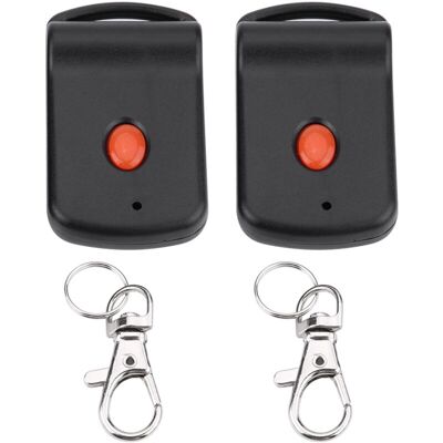 PELTOR Jeffergarden Télécommande De Porte De Garage Pour Voiture, 2 Porte-clés De Contrôle De Portail Noirs 23a 12v En Plastique 1 Bouton 276w Pour 300 Mhz Multicode - Publicité PELTOR Jeffergarden Télécommande De Porte De Garage Pour Voiture, 2 Porte-clés De Contrôle De Portail Noirs 23a 12v En Plastique 1 Bouton 276w Pour 300 Mhz Multicode - Publicité