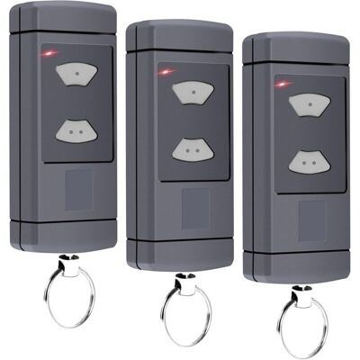 OEM Lot De 3 Émetteurs Portatifs Compatibles Avec - 40,685 Mhz - Pour Porte De Garage Hsm2-40, Hsm4-40, Hse2-40, Hse4-40, Hs2-40, Hs4-40, 2 Canaux - Publicité OEM Lot De 3 Émetteurs Portatifs Compatibles Avec - 40,685 Mhz - Pour Porte De Garage Hsm2-40, Hsm4-40, Hse2-40, Hse4-40, Hs2-40, Hs4-40, 2 Canaux - Publicité