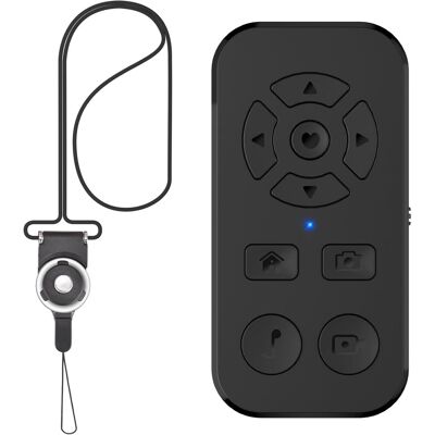 ALVIOR Télécommande Bluetooth Pour Défilement Vidéo Tiktok - Déclencheur Photo Vidéo Smartphone - Tourneur De Page App Kindle - Compatible Iphone Et Android - 1 Pièce - Publicité ALVIOR Télécommande Bluetooth Pour Défilement Vidéo Tiktok - Déclencheur Photo Vidéo Smartphone - Tourneur De Page App Kindle - Compatible Iphone Et Android - 1 Pièce - Publicité