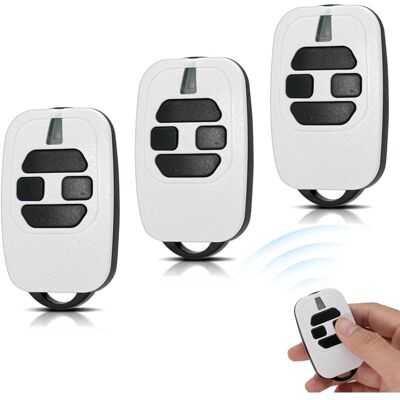 Zanussi 433,92 Mhz Telecommande Portail, Télécommande Compatible Avec Gti2/4, Gt2/4, Mio Tr2/4, Mio Tr2n/4n,bip Portail De Garage,blanc,lot De 3 - Publicité Zanussi 433,92 Mhz Telecommande Portail, Télécommande Compatible Avec Gti2/4, Gt2/4, Mio Tr2/4, Mio Tr2n/4n,bip Portail De Garage,blanc,lot De 3 - Publicité
