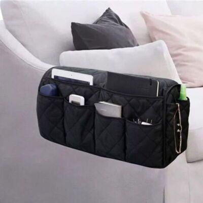 Vision Organisateur Suspendu Pour Accoudoir De Canapé - Sac De Rangement Pour Télécommande - Organisateur Pour Accoudoir De Canapé - Publicité Vision Organisateur Suspendu Pour Accoudoir De Canapé - Sac De Rangement Pour Télécommande - Organisateur Pour Accoudoir De Canapé - Publicité