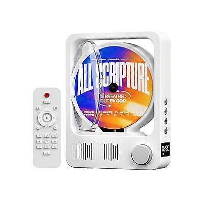 BLYNO Lecteur Cd Bluetooth 5.3 De Bureau Avec Haut-parleurs, Son Stéréo Hifi, Télécommande Et Led - Publicité BLYNO Lecteur Cd Bluetooth 5.3 De Bureau Avec Haut-parleurs, Son Stéréo Hifi, Télécommande Et Led - Publicité