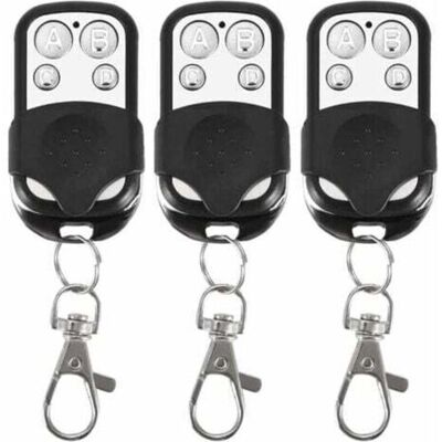 OEM Lot De 3 Télécommandes Universelles Pour Portail Automatique Fréquence 433,92 Mhz Code Fixe, 4 Boutons Pour Contrôler Jusqu'à 4 Portes-dou - Publicité OEM Lot De 3 Télécommandes Universelles Pour Portail Automatique Fréquence 433,92 Mhz Code Fixe, 4 Boutons Pour Contrôler Jusqu'à 4 Portes-dou - Publicité