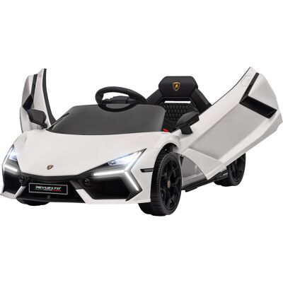 HEAT Voiture Électrique Pour Enfants Avec Lumières Led, Klaxon Et Télécommande, En Plastique Et Acier, 105 X 60 X 40 Cm, Blanche - Publicité HEAT Voiture Électrique Pour Enfants Avec Lumières Led, Klaxon Et Télécommande, En Plastique Et Acier, 105 X 60 X 40 Cm, Blanche - Publicité