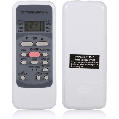 ANKON Télécommande R51m/e Pour Contrôleur Universel De Remplacement De Télécommande Ac Pour Série R51 R51/e R51/ce R51m/ce R51d/e R51m/bge R51m/bge - Publicité ANKON Télécommande R51m/e Pour Contrôleur Universel De Remplacement De Télécommande Ac Pour Série R51 R51/e R51/ce R51m/ce R51d/e R51m/bge R51m/bge - Publicité