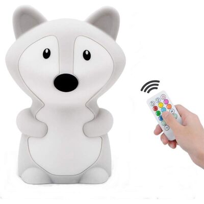 PELTOR Veilleuse Led Pour Chambre À Coucher, Veilleuse Renard Mignon 9 Couleurs, Rechargeable, Télécommande + Gradation Tactile - Publicité PELTOR Veilleuse Led Pour Chambre À Coucher, Veilleuse Renard Mignon 9 Couleurs, Rechargeable, Télécommande + Gradation Tactile - Publicité