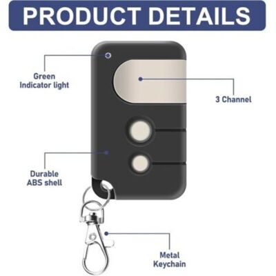 URSUS 2 Télécommande D'Ouverture De Porte De Garage Compatible Avec Chamberlain Motorlift Liftmaster Tx4runi,tx2rev,84335eml,84333e,94333e,4335eml 433,92mhz Télécommandes Pour Motorlift 500, 700, 1000. Publicité URSUS 2 Télécommande D'Ouverture De Porte De Garage Compatible Avec Chamberlain Motorlift Liftmaster Tx4runi,tx2rev,84335eml,84333e,94333e,4335eml 433,92mhz Télécommandes Pour Motorlift 500, 700, 1000. Publicité