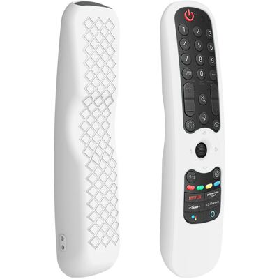 OEM Lg Smart Tv Coque De Télécommande En Silicone Étanche Pour An-mr21gc Mr21n/21ga Magic Remote Control Case Stand Film De Protection ,blanc,1pc-dou - Publicité OEM Lg Smart Tv Coque De Télécommande En Silicone Étanche Pour An-mr21gc Mr21n/21ga Magic Remote Control Case Stand Film De Protection ,blanc,1pc-dou - Publicité