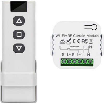 Melissa Houhence – Interrupteur Sans Fil Pour Volets Roulants – Télécommande Rf 433 Mhz – Portée 100m – Compatible Moteurs Ac 110-240v – Installation Facile - Publicité Melissa Houhence – Interrupteur Sans Fil Pour Volets Roulants – Télécommande Rf 433 Mhz – Portée 100m – Compatible Moteurs Ac 110-240v – Installation Facile - Publicité