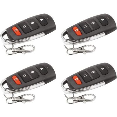 SCORPIO 4pcs Clonage Télécommande Porte-clés,porte De Garage De Remplacement Universel Portail Électrique,télécommandes Originales Pour Véhicules Verrouillage Central, Portes De Garage - Publicité SCORPIO 4pcs Clonage Télécommande Porte-clés,porte De Garage De Remplacement Universel Portail Électrique,télécommandes Originales Pour Véhicules Verrouillage Central, Portes De Garage - Publicité