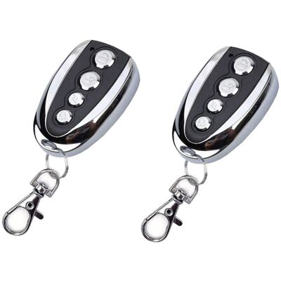 Scotch 2 X Émetteur À Main 433 Mhz Porte De Garage Télécommande, Compatible Avec Les Modèles Nice Flor-s, Ditec, Réglage Facile/4 Canaux - Publicité Scotch 2 X Émetteur À Main 433 Mhz Porte De Garage Télécommande, Compatible Avec Les Modèles Nice Flor-s, Ditec, Réglage Facile/4 Canaux - Publicité