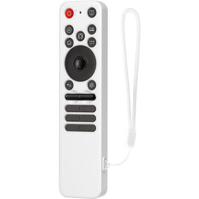 OEM Étui De Protection En Silicone Pour Télécommande Lg Mr25ga, Avec Cordon, Souple Et Antichoc, Blanc. Publicité OEM Étui De Protection En Silicone Pour Télécommande Lg Mr25ga, Avec Cordon, Souple Et Antichoc, Blanc. Publicité