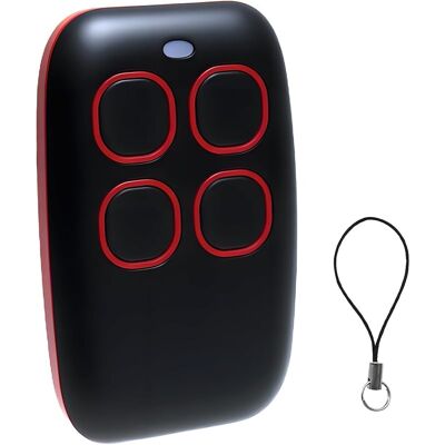 SANS MARQUE Télécommande Universelle Pour Porte De Garage 433 Mhz, 4 En 1, Code Tournant Et Code Fixe, Compatible Avec 90+ Marques, Ouvre-porte De Garage Universel 433 Mhz, Rouge (1 Pièce) - Publicité SANS MARQUE Télécommande Universelle Pour Porte De Garage 433 Mhz, 4 En 1, Code Tournant Et Code Fixe, Compatible Avec 90+ Marques, Ouvre-porte De Garage Universel 433 Mhz, Rouge (1 Pièce) - Publicité