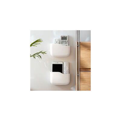 AHLSEN Bravix 2 Pcs Support Telecommande Mural Adhesif En Ps Boite Rangement Telecommande Mural Porte Telecommande Mural Avec 2 Colle Arrière Pour Écoles Hôpitaux Hôtels Restaurants - Publicité AHLSEN Bravix 2 Pcs Support Telecommande Mural Adhesif En Ps Boite Rangement Telecommande Mural Porte Telecommande Mural Avec 2 Colle Arrière Pour Écoles Hôpitaux Hôtels Restaurants - Publicité