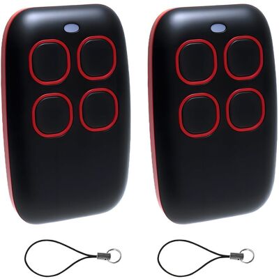 OEM Télécommande Universelle 433 Mhz Pour Porte De Garage – 4 En 1, Code Tournant Et Fixe, Compatible Avec 90+ Marques, Ouvre-porte Rouge (lot De 2) - Publicité OEM Télécommande Universelle 433 Mhz Pour Porte De Garage – 4 En 1, Code Tournant Et Fixe, Compatible Avec 90+ Marques, Ouvre-porte Rouge (lot De 2) - Publicité