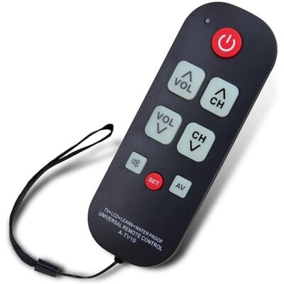 Cellfast A-tv10 Télécommande Tv Pour Seniors Contrôleur Universel Télécommande Simple Etanche Avec Lumière Led Pour Les Modèles De - Publicité Cellfast A-tv10 Télécommande Tv Pour Seniors Contrôleur Universel Télécommande Simple Etanche Avec Lumière Led Pour Les Modèles De - Publicité