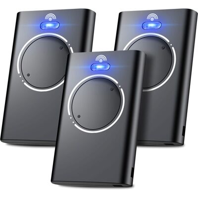 OEM Lot De 3 Télécommandes Portail Et Porte De Garage 868mhz, Compatible Xt2 868 Slh Lr, Xt4 868 Slh Lr, 2 Canaux - Noir - Publicité OEM Lot De 3 Télécommandes Portail Et Porte De Garage 868mhz, Compatible Xt2 868 Slh Lr, Xt4 868 Slh Lr, 2 Canaux - Noir - Publicité
