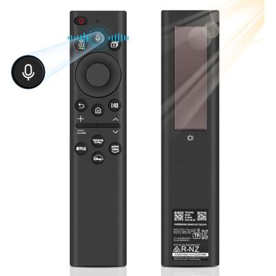 Vision Télécommande De Remplacement Pour Samsung Bn59-01385a – Télécommande Vocale À Chargement Solaire Pour Smart Tv, Compatible Universelle Avec Samsung 2021-2022 - Publicité Vision Télécommande De Remplacement Pour Samsung Bn59-01385a – Télécommande Vocale À Chargement Solaire Pour Smart Tv, Compatible Universelle Avec Samsung 2021-2022 - Publicité