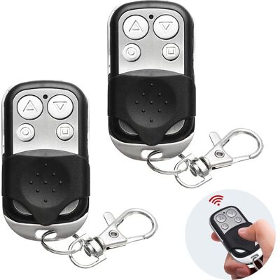 Vision Lot De 2 Télécommandes Universelles Pour Portail Automatique, 433 Mhz, Copie, Télécommande De Porte De Garage, Sans Fil, Clonage, Avec 4 Boutons, Pour Porte De Garage - Publicité Vision Lot De 2 Télécommandes Universelles Pour Portail Automatique, 433 Mhz, Copie, Télécommande De Porte De Garage, Sans Fil, Clonage, Avec 4 Boutons, Pour Porte De Garage - Publicité