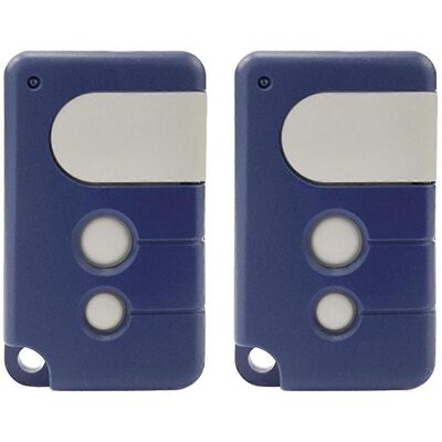 ZUVRA Lot De 2 Télécommandes De Porte De Garage 433,92 Mhz À 3 Boutons - Publicité ZUVRA Lot De 2 Télécommandes De Porte De Garage 433,92 Mhz À 3 Boutons - Publicité
