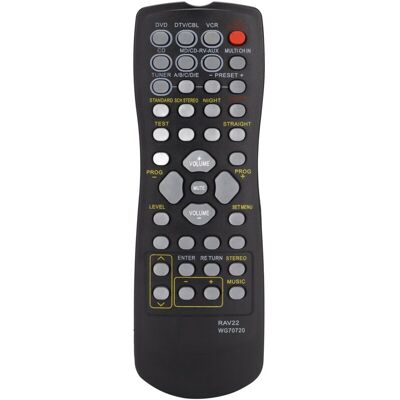 RICEEL Rav22 Wg70720 Télécommande De Remplacement Applicable Pour Récepteur Dvd Rxv340 Rxv350 Rxv357 Rxv359 Rxv420 - Publicité RICEEL Rav22 Wg70720 Télécommande De Remplacement Applicable Pour Récepteur Dvd Rxv340 Rxv350 Rxv357 Rxv359 Rxv420 - Publicité