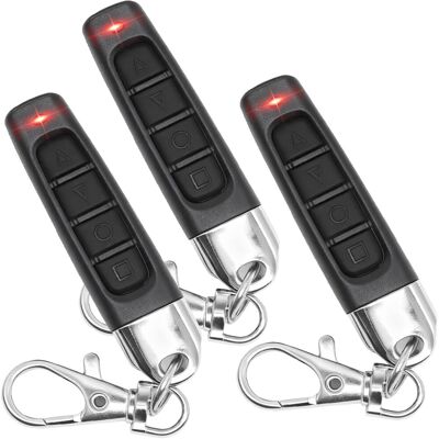 OEM Télécommande Portail 433mhz 3 Pièces - Duplicateur Porte De Garage Portable Sans Fil, 50m Portée, Clonage 4 Boutons - Publicité OEM Télécommande Portail 433mhz 3 Pièces - Duplicateur Porte De Garage Portable Sans Fil, 50m Portée, Clonage 4 Boutons - Publicité