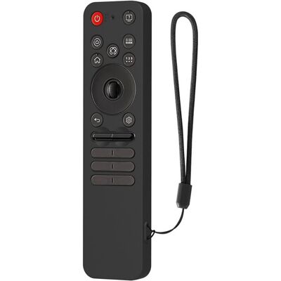 OEM Étui De Protection En Silicone Avec Cordon Pour Télécommande Lg Mr25ga, Souple Et Antichoc, Noir. Publicité OEM Étui De Protection En Silicone Avec Cordon Pour Télécommande Lg Mr25ga, Souple Et Antichoc, Noir. Publicité