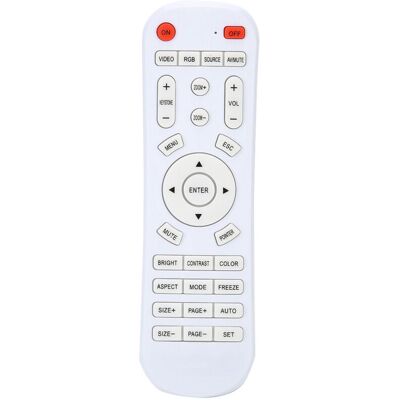 OEM Contrôleur Intelligent, Remplacement Du Projecteur De La Télécommande Blanche Abs Alimentée Par Batterie Pour-crezuo - Publicité OEM Contrôleur Intelligent, Remplacement Du Projecteur De La Télécommande Blanche Abs Alimentée Par Batterie Pour-crezuo - Publicité