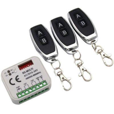 ABYSSE 900m, 30v, Télécommande - Récepteur À Distance Pour Portail De Garage 433 868mhz 300-900mhz 9-30v Avec Télécommande - Publicité ABYSSE 900m, 30v, Télécommande - Récepteur À Distance Pour Portail De Garage 433 868mhz 300-900mhz 9-30v Avec Télécommande - Publicité