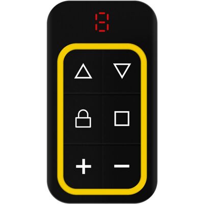 OEM Télécommande De Porte De Garage Multifréquence 8 Canaux. 2 Pièces. 430.5 Mhz. Duplicable. Identification Automatique. Jaune - Publicité OEM Télécommande De Porte De Garage Multifréquence 8 Canaux. 2 Pièces. 430.5 Mhz. Duplicable. Identification Automatique. Jaune - Publicité