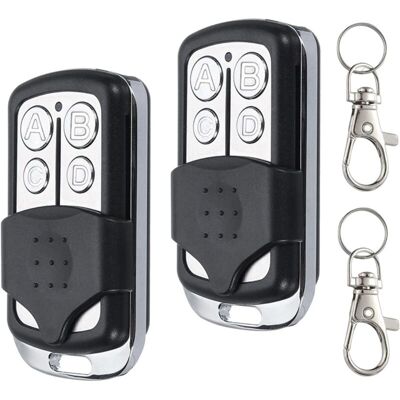 OEM 433,92 Mhz Télécommande Portail Telecommande Universelle Portail Telecommande Porte De Garage 4 Canaux Télécommandes De Duplicateur De Code Fixe 2pcs - Publicité OEM 433,92 Mhz Télécommande Portail Telecommande Universelle Portail Telecommande Porte De Garage 4 Canaux Télécommandes De Duplicateur De Code Fixe 2pcs - Publicité