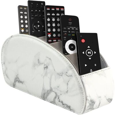 OEM Support Pour Télécommandes Avec 5 Poches, Grand Support Pour Télécommandes Tv, Dvd, 4k Stick , Rangement Pour Télécommandes Pour Stylos, M-marbre Blanc - Publicité OEM Support Pour Télécommandes Avec 5 Poches, Grand Support Pour Télécommandes Tv, Dvd, 4k Stick , Rangement Pour Télécommandes Pour Stylos, M-marbre Blanc - Publicité