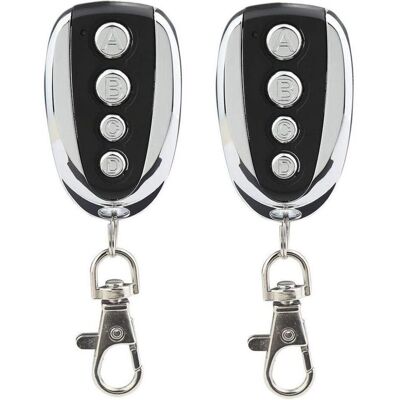 OEM Lot De 2 Télécommandes Universelles Pour Porte De Garage Et Portail 433,9 Mhz Avec Quatre Canaux - Remplacement Idéal-crezuo - Publicité OEM Lot De 2 Télécommandes Universelles Pour Porte De Garage Et Portail 433,9 Mhz Avec Quatre Canaux - Remplacement Idéal-crezuo - Publicité