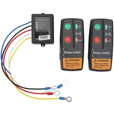 PELTOR Jeffergarden Kit De Télécommande Sans Fil Pour Treuil 12 V/24 V, Portée De 15 Mètres, Pour Camion, Vtt Et Suv - Publicité PELTOR Jeffergarden Kit De Télécommande Sans Fil Pour Treuil 12 V/24 V, Portée De 15 Mètres, Pour Camion, Vtt Et Suv - Publicité