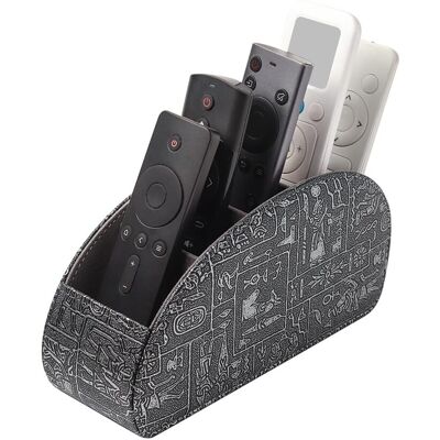 OEM Support De Télécommande Avec 5 Poches, Grand Support Pour Tv, Dvd, Clé 4k Et Télécommandes Rangement Pour Stylos, M Rétro Argent - Publicité OEM Support De Télécommande Avec 5 Poches, Grand Support Pour Tv, Dvd, Clé 4k Et Télécommandes Rangement Pour Stylos, M Rétro Argent - Publicité