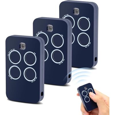 Zanussi 433,92mhztelecommande Portail,telecommande Compatible Avec Genius,télécommande Porte De Garage Pour Echo Tx4 433 Rc,echo Tx2 433 Rc,te443h Bravo, Lot De 3 - Publicité Zanussi 433,92mhztelecommande Portail,telecommande Compatible Avec Genius,télécommande Porte De Garage Pour Echo Tx4 433 Rc,echo Tx2 433 Rc,te443h Bravo, Lot De 3 - Publicité